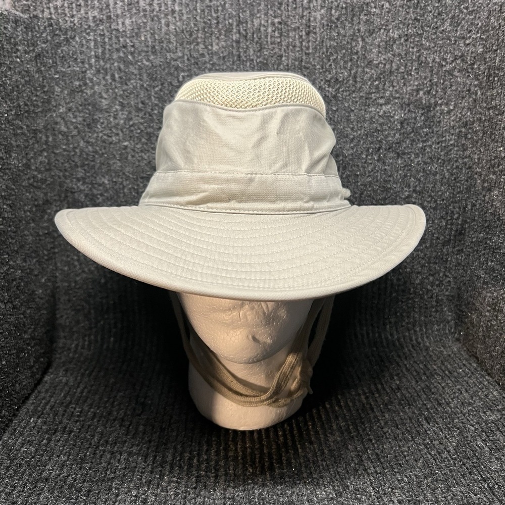 Tilley Organic Airflo Boonie Fishing Hat Tan Unisex Size 7‎ 1/4 Made In Canada